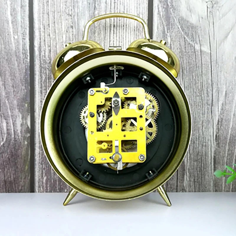 Metal Mechanical Alarm Clock C - Desk Setup Vintage 评论和价格