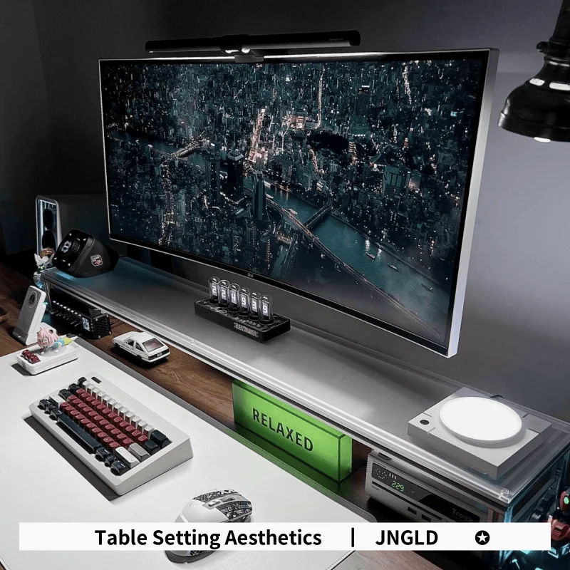 Aluminum Monitor Stand Acrylic - Desk Setup For Laptop And Monitor 评论和价格