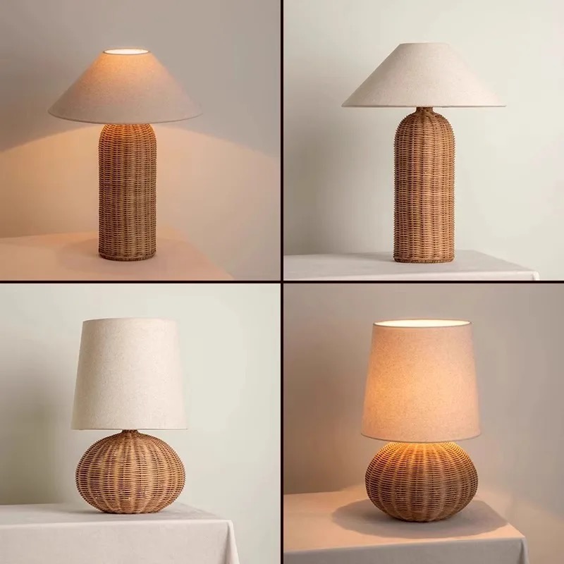 Wabi-sabi Vintage Rattan Table - Desk Setup Wallpaper 评论和价格