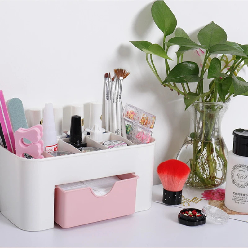 Nail Art Organizer Desktop Dra - Desk Setup Organization 评论和价格