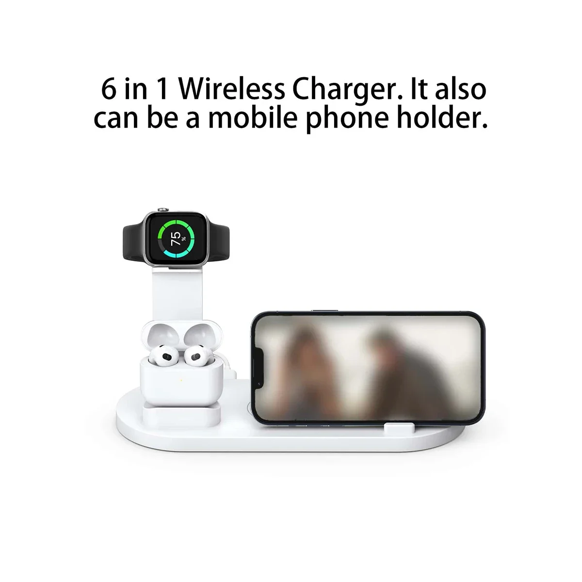 7 In 1 Wireless Charger Stand  - Desk Setup Apple 评论和价格