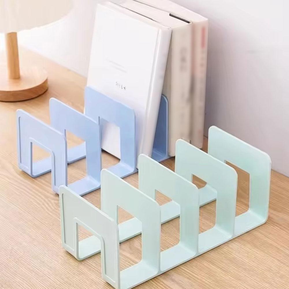 Book stand 4 Vertical Compartm - Desk Setup Organization 评论和价格
