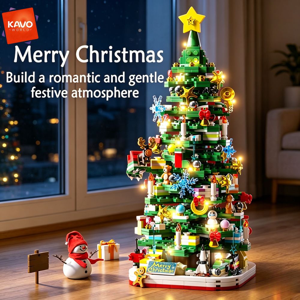 KAVOWORLD 1024pcs Christmas Tr - Desk Office Setup Ideas 评论和价格