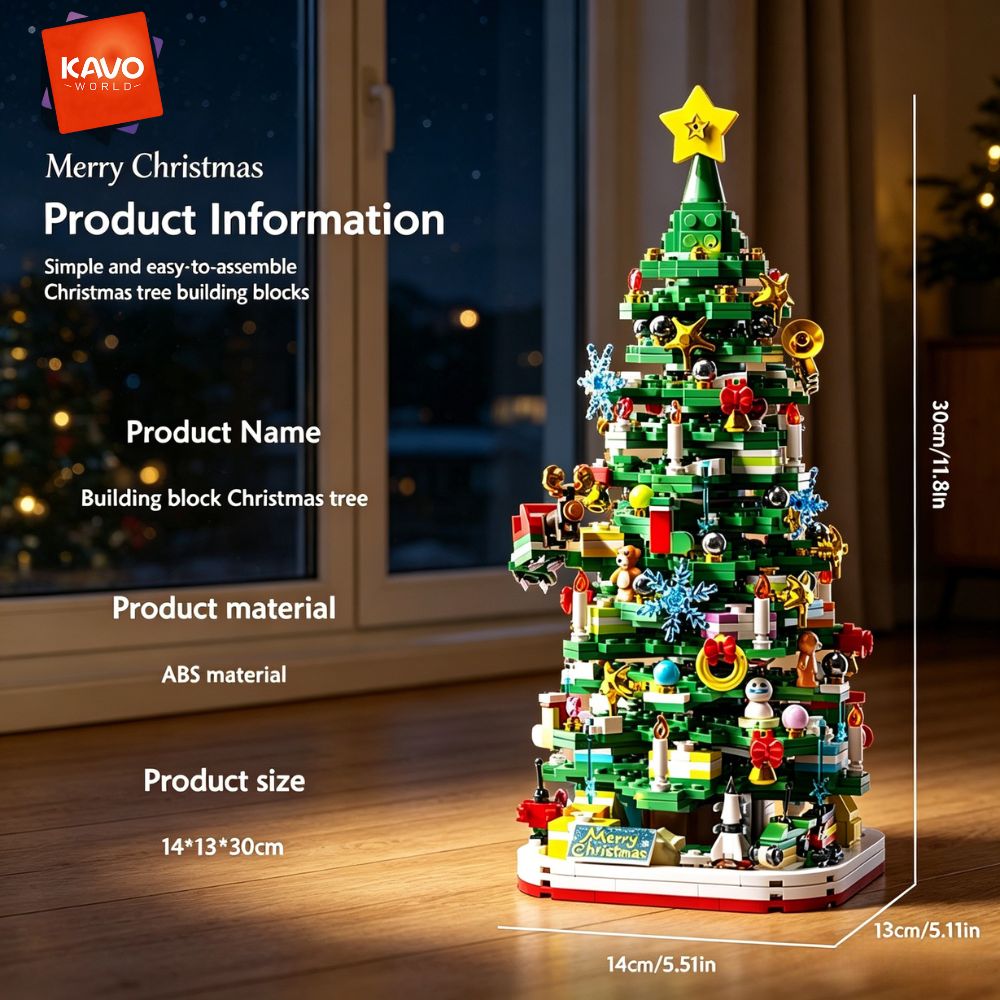 KAVOWORLD 1024pcs Christmas Tr - Desk Office Setup Ideas 评论和价格