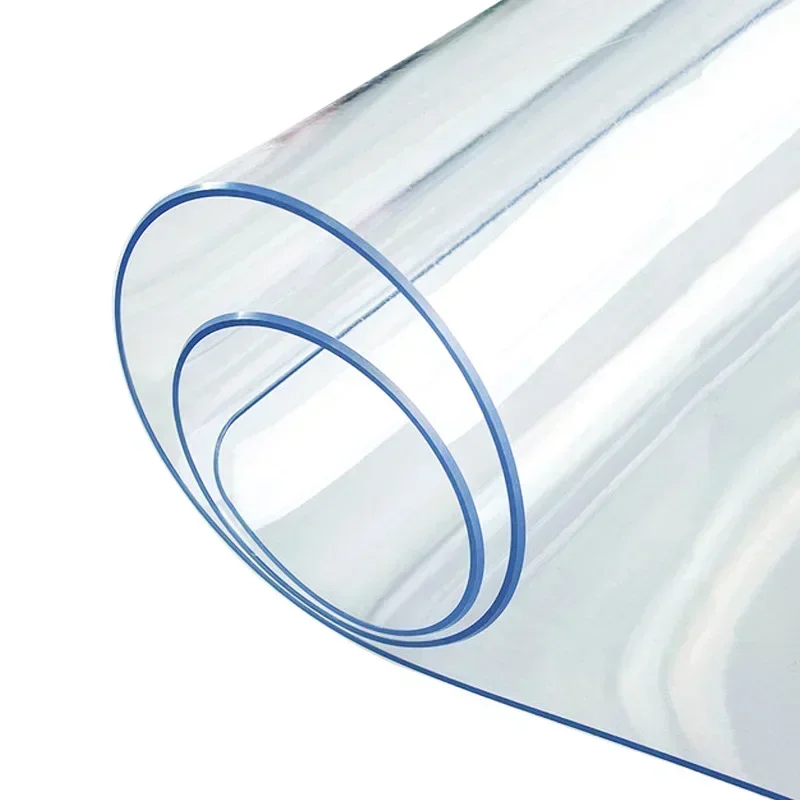 PVC Table Cloth Transparent Cl - Desk Setup Wallpaper 评论和价格