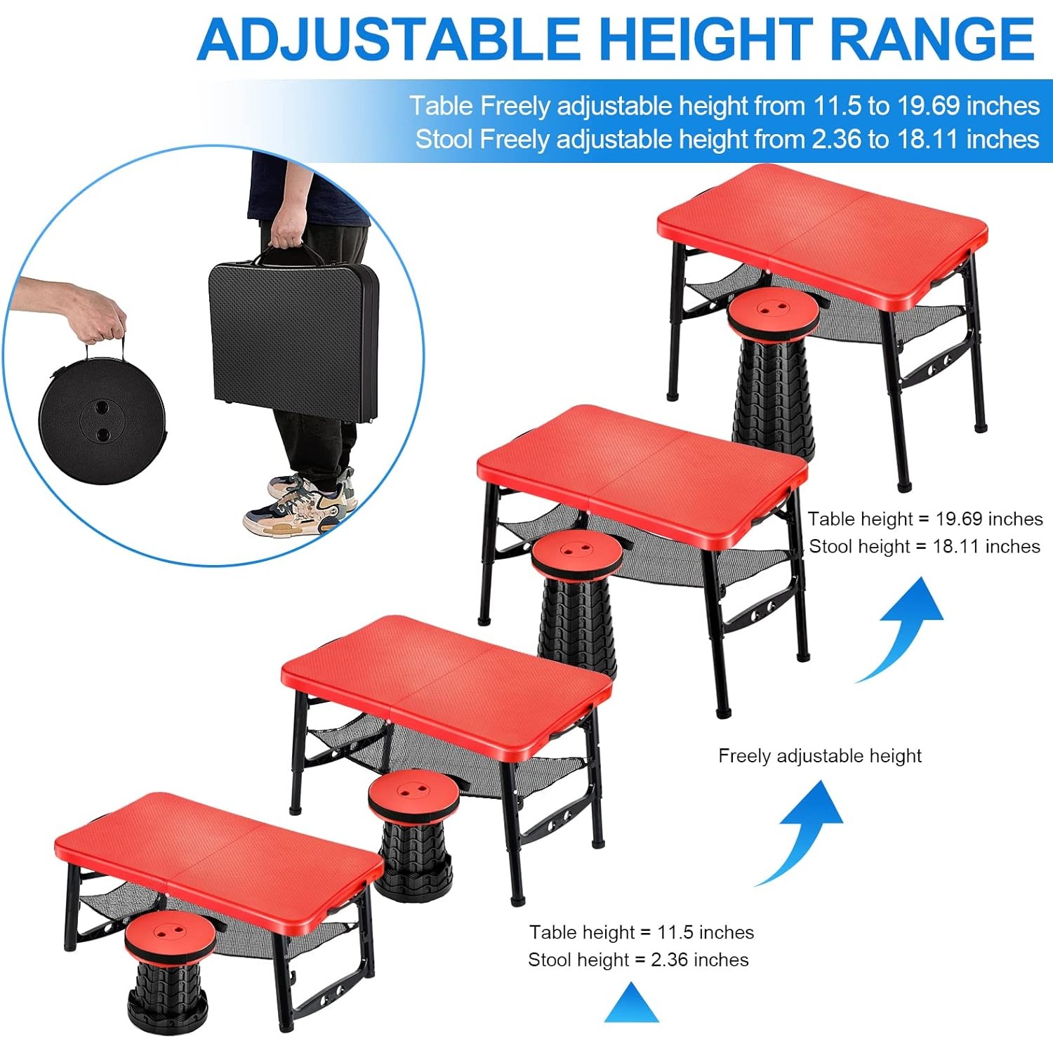Retractable Folding Table & St - Desk Setup For Laptop 评论和价格
