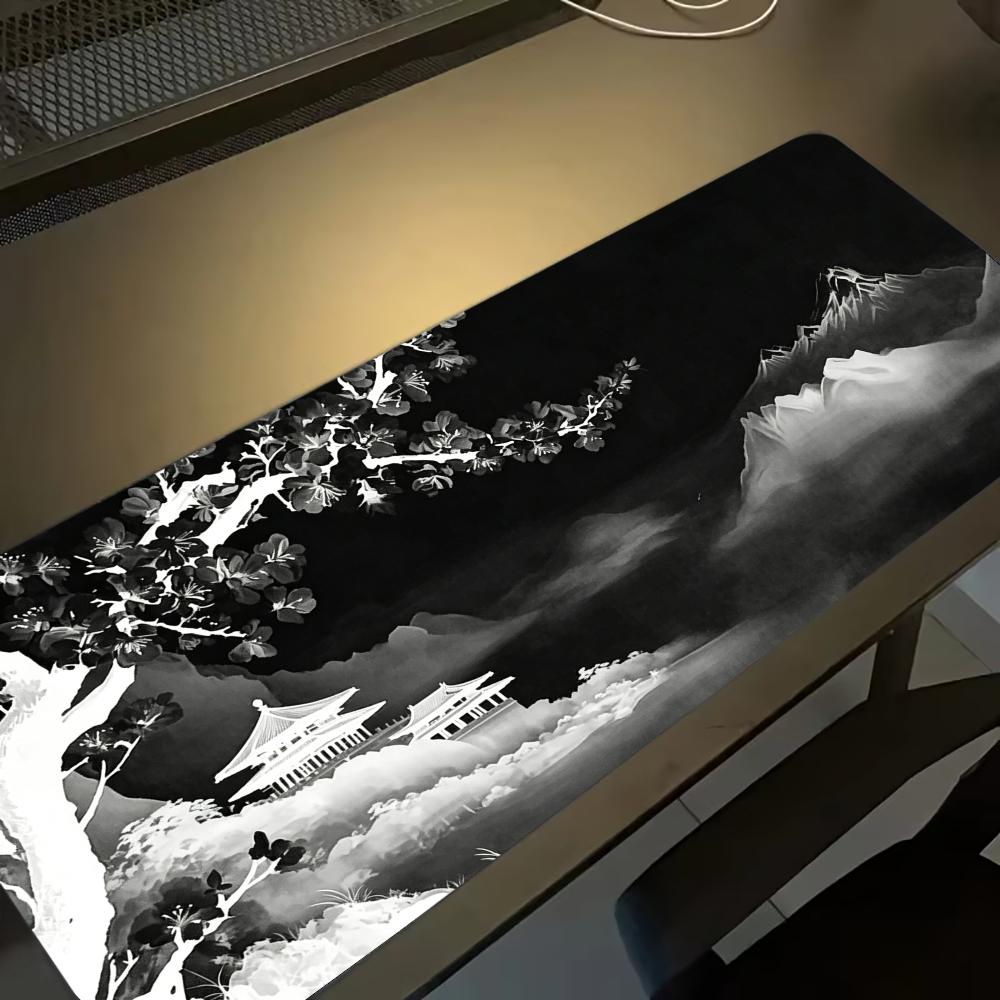 Grey Moonlit Night Large Mouse - Desk Setup Grey 评论和价格