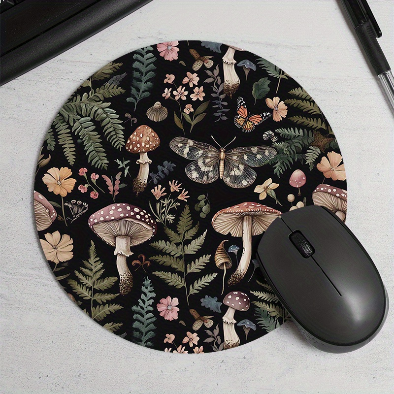 Round Forest Plant Mouse Pad R - Desk Setup Pegboard 评论和价格