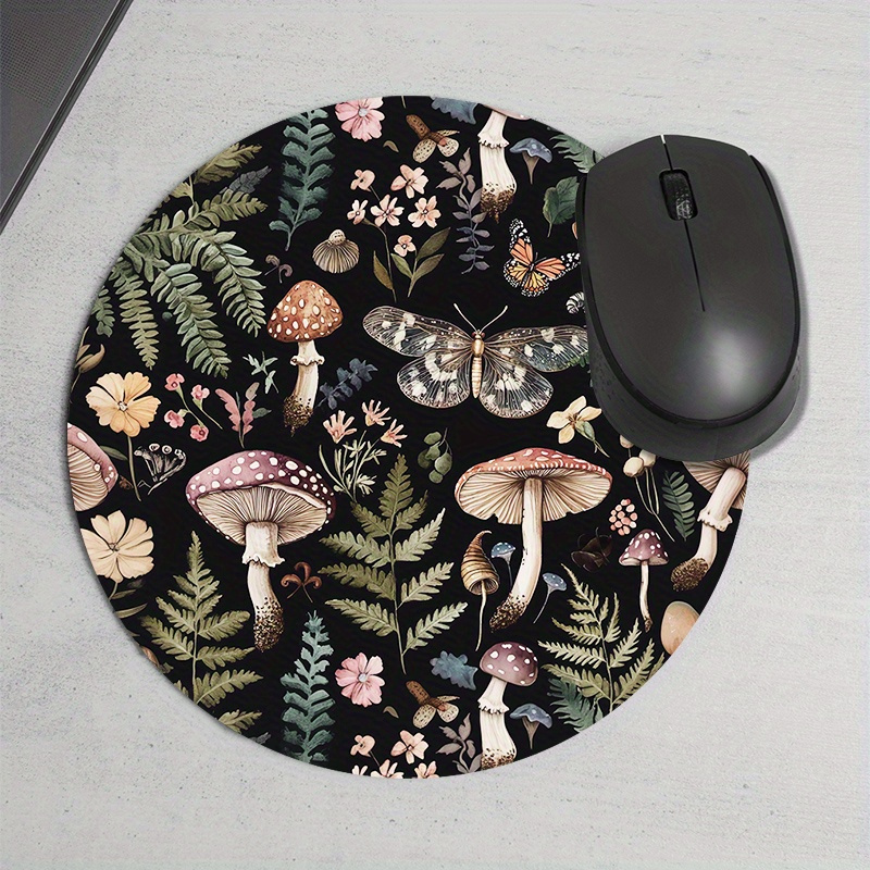 Round Forest Plant Mouse Pad R - Desk Setup Pegboard 评论和价格