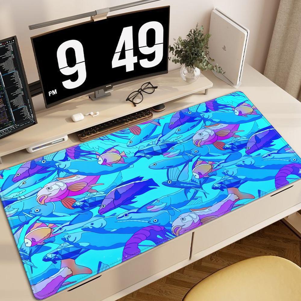 HD Printing Fish Rubber Mouse  - Desk Setup Pegboard 评论和价格